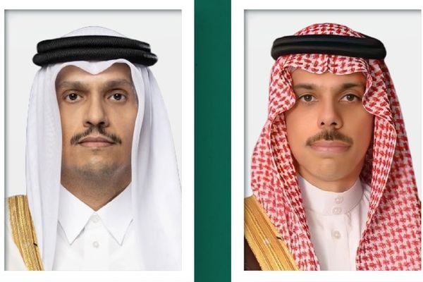 هاتفيًا... فيصل بن فرحان ووزير خارجية قطر يبحثان مستجدات الأوضاع في المنطقة