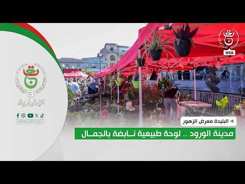 البليدة - معرض الزهور | مدينة الورود .. لوحة طبيعية نابضة بالجمال