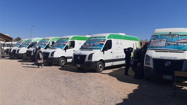 خريطة أماكن القوافل الطبية المجانية بمحافظات الجمهورية اليوم