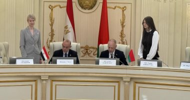 وزير الاستثمار يوقع بروتوكول تعاون شامل مع نظيره البيلاروسي