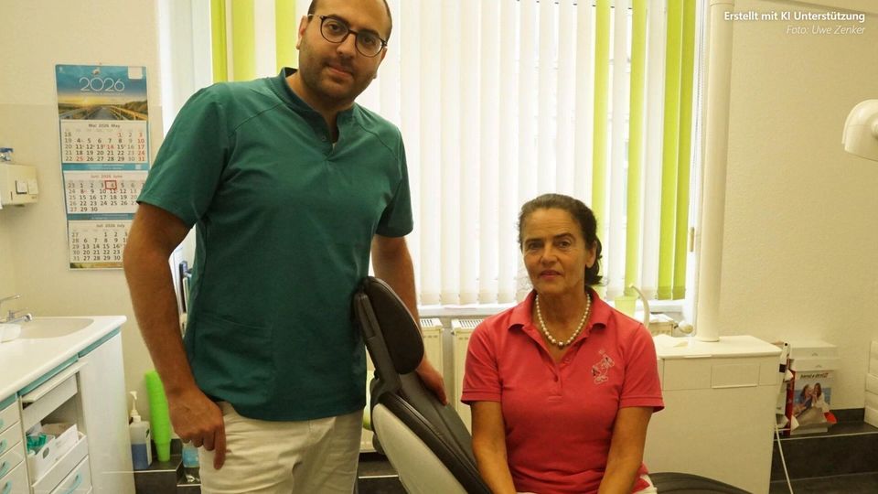 بعد رحلة لجوء طويلة.. طبيب أسنان سوري يتولى إدارة عيادة ألمانية تعاني من نقص الكوادر الطبية