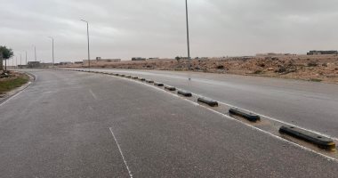أمطار الخير تواصل هطولها على مطروح تروي الزراعات وتملأ الآبار