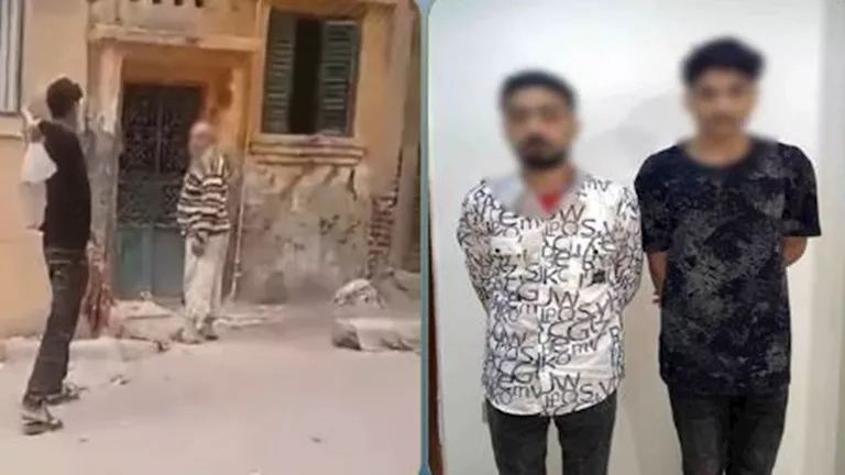 ضبط شابين سخرا من مسن وألقيا عليه كيس مياه في الغربية