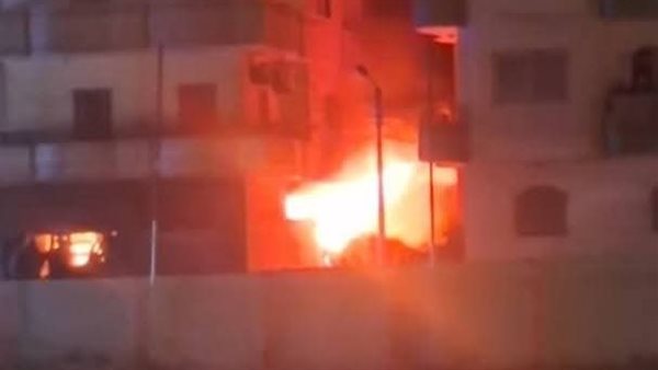 المعاينة: خسائر مخزن أخشاب المرج المحترق تجاوزت 5 ملايين جنيه