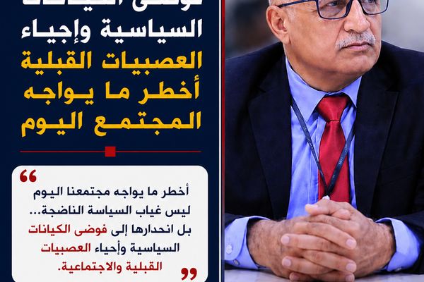 السلامي يحذر من فوضى الكيانات السياسية وإحياء العصبيات القبلية والاجتماعية