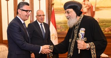 وزير التموين يهنئ قداسة البابا تواضروس الثاني بعيد القيامة المجيد