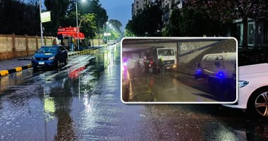 «المرور» يواجه تقلبات الطقس بعد هطول أمطار على المحاور.. نشر سيارات إغاثة علي الطرق.. وتخصيص خطوط ساخنة للإبلاغ عن الحوادث.. وتحذيرات من السرعات الجنونية لمنع انقلاب السيارات