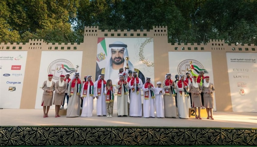 "إسطبلات الوثبة" تحرز لقب كأس رئيس الدولة للقدرة