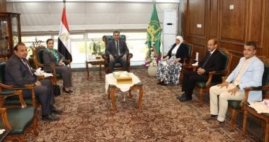 محافظ القليوبية يستقبل وفد اللجنة الطبية العليا والاستغاثات بمجلس الوزراء