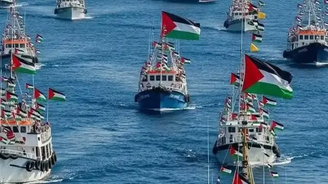 أسطول الصمود: الاحتلال اختطف 183 ناشطا.. والسفن المتبقية مصممة على المضي نحو غزة