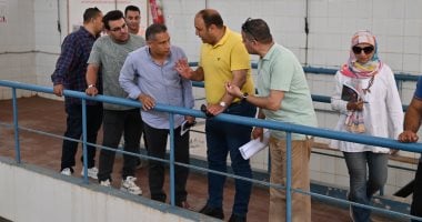 رئيس مياه الجيزة يتفقد محطات وروافع الصرف الصحى بكرداسة ومنشأة القناطر
