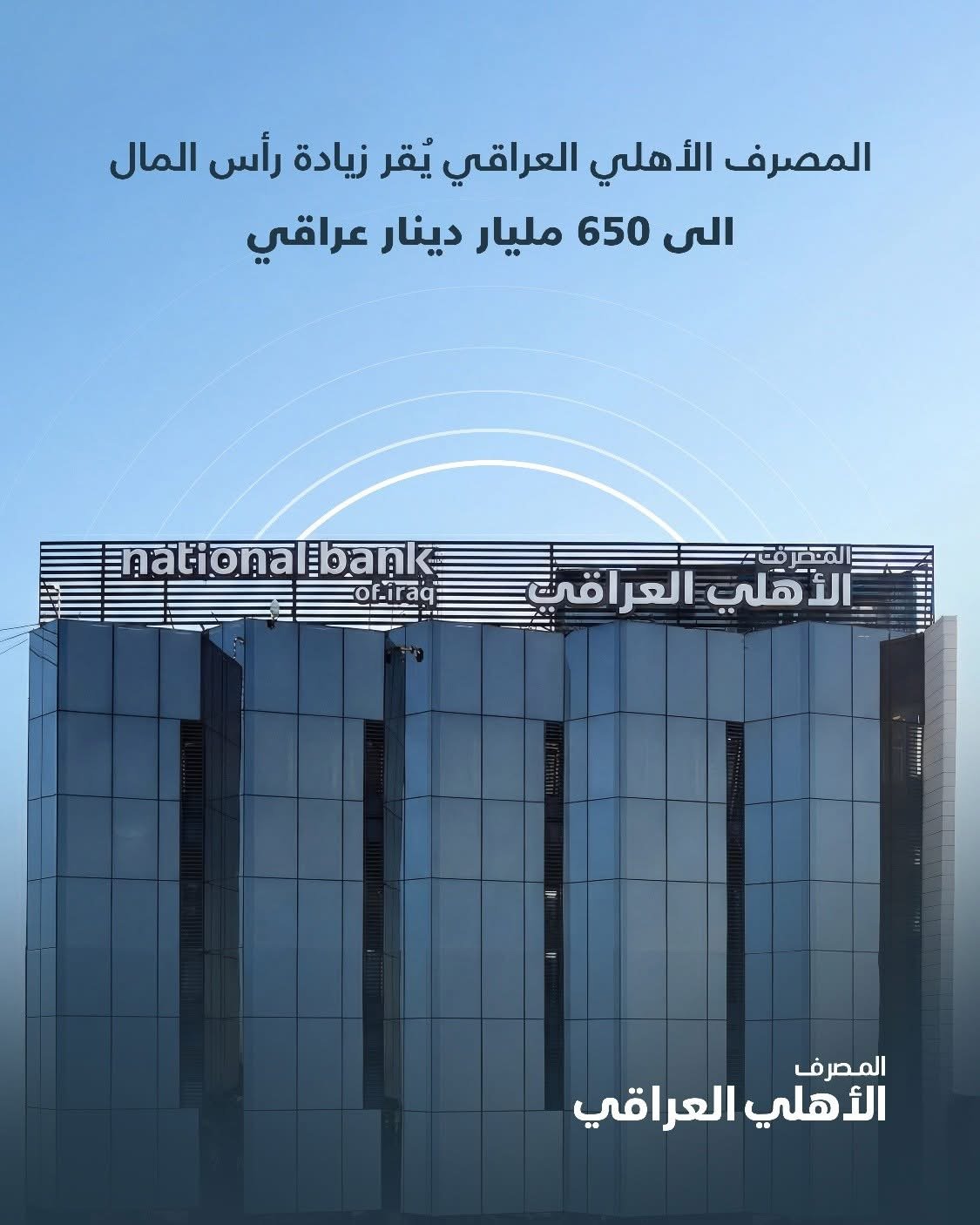 المركزي يفرض “فرزًا قاسيًا” للمصارف… والأهلي العراقي يرفع رأس ماله إلى 650 مليار!