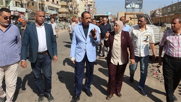 محافظ سوهاج يتفقد أعمال التطوير بشارع المحطة ويوجه بالإلتزام بالجدول الزمني والمعايير القياسية