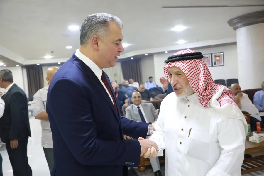 وسط حضور رسمي واجتماعي مميز العميد الهباهبة يتقبل التهاني بمناسبة ترفيعه لرتبة عميد