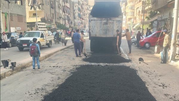 ​نائبة محافظ دمياط تتابع أعمال رد الشيء لأصله بشارع وزير ​