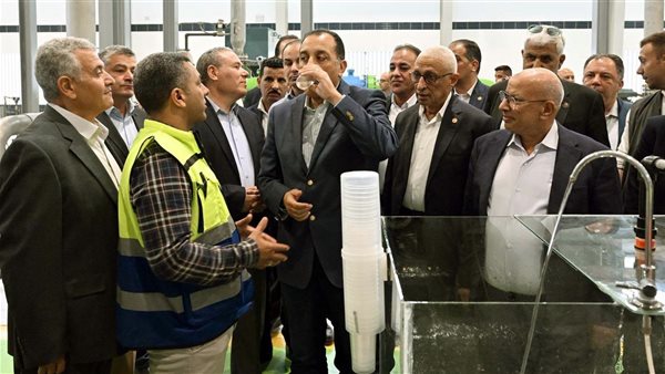 مدبولي من محطة تحلية مياه البحر بالعريش: هدفنا الوصول لـ 300 ألف م3