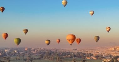 الأقصر تشهد إقلاع 193 رحلة بالون طائر أقلت 5400 سائح في 48 ساعة