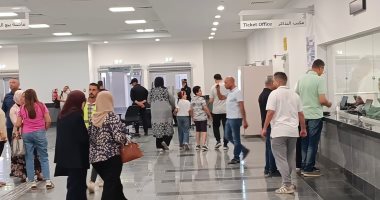 إقبال كبير على محطات المونوريل من المشير لمدينة العدالة بالعاصمة