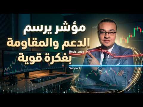 مؤشر  يرسم الدعم والمقاومة بمفرده.. ولكن بفكرة مختلفة قوية