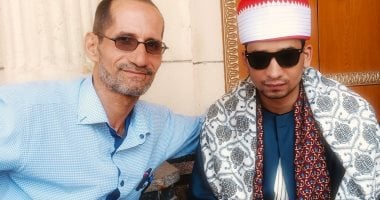 الشاب عثمان من ذوى الاحتياجات يشارك فى تصفيات الموسم الثاني لدولة التلاوة