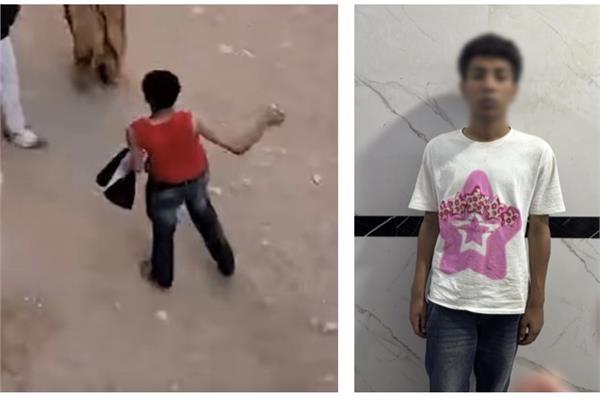 القبض على عاطل ظهر في فيديو مشاجرة بالسلاح الأبيض بالقاهرة