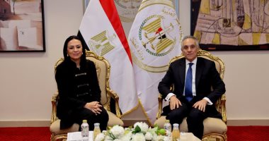 وزيرا العدل والتضامن الاجتماعى يبحثان تعزيز التعاون بمجالات العمل المشتركة