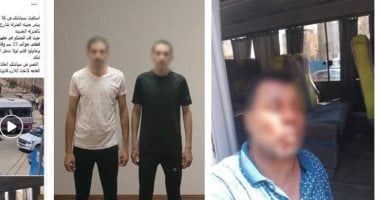 ضبط المتهمين بالتعدي على سائق وتحطيم أتوبيس بسبب أولوية التحميل