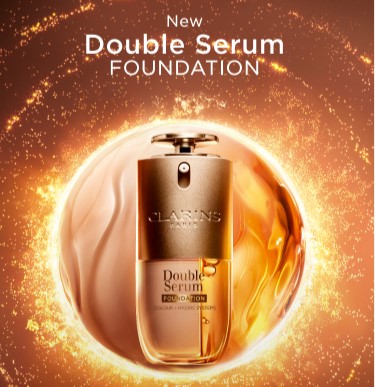 تعرّفوا على الجيل الجديد من Double Serum Foundation من CLARINS (\u0639.\u0639)