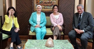 وزيرة الثقافة ورئيسة المجلس القومى للطفولة تبحثان سبل التعاون المشترك