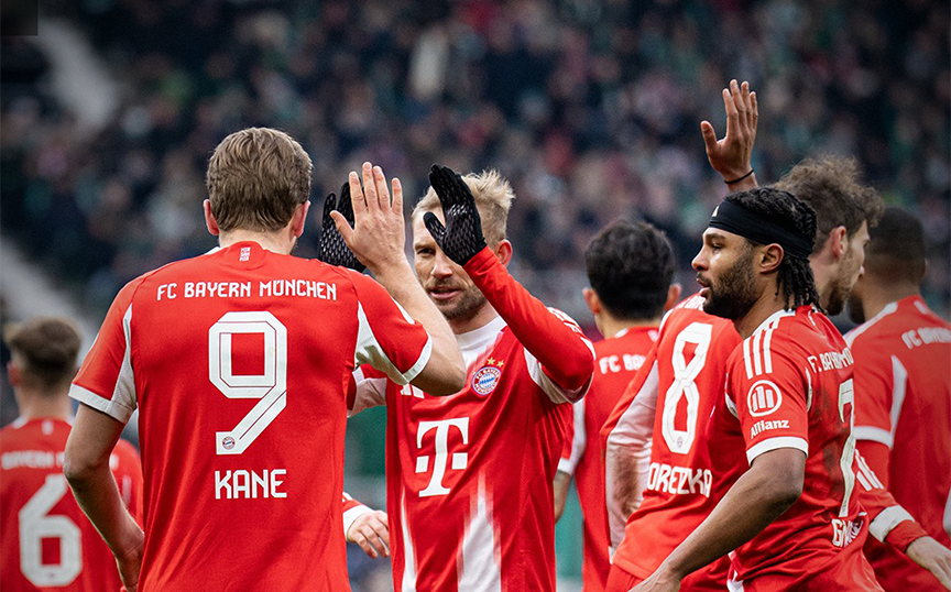 بايرن ميونخ يبتعد بصدارة الدوري الألماني لكرة القدم بفوزه على فيردر بريمن