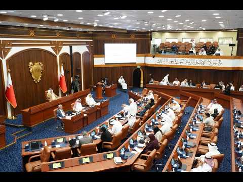 تغطية مركز الأخبار بتلفزيون البحرين لجلسة مجلس النواب العشرين
