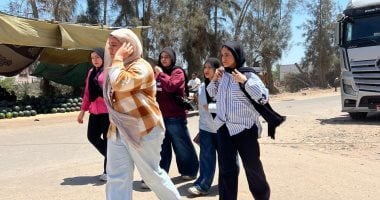 ارتياح بين طلاب الشهادة الإعدادية فى الدقهلية بعد أول يوم امتحانات
