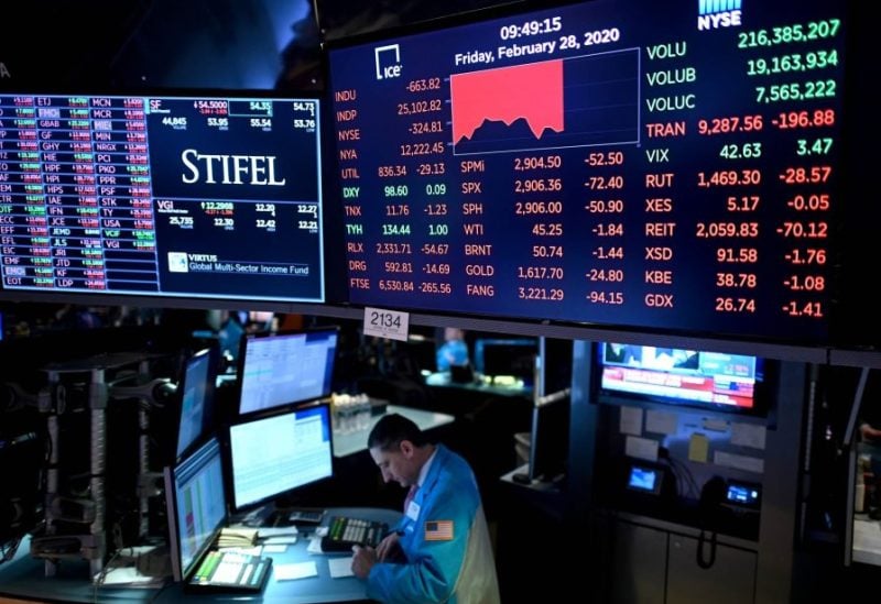 الأسهم الأوروبية تهبط لأدنى مستوى في شهرين