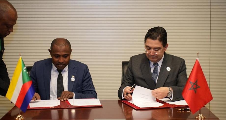 المغرب - جزر القمر .. توقيع اتفاق بشأن الإعفاء من التأشيرة لحاملي جوازات السفر الدبلوماسية وجوازات الخدمة