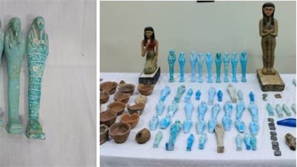 ضبط 509 قطع.. عامل بأسيوط يحول منزله إلى «متحف مصغر» بآثار مهربة