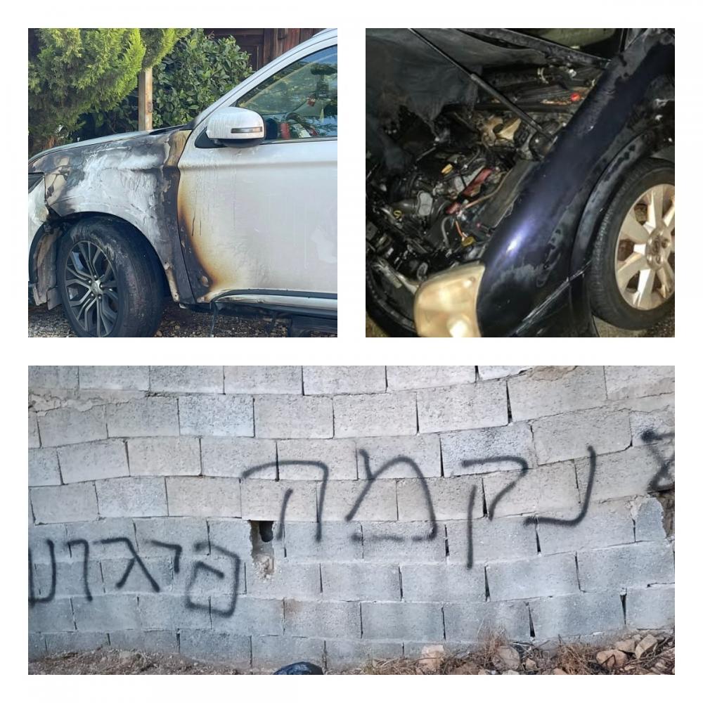 جو 24 : تصاعد هجمات المستوطنين.. إصابة سيدة وحرق مركبتين وخطّ شعارات عنصرية بالضفة