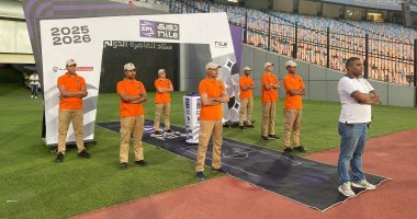 استعدادات أمنية لتأمين ستاد القاهرة قبل مباراة الأهلي والزمالك