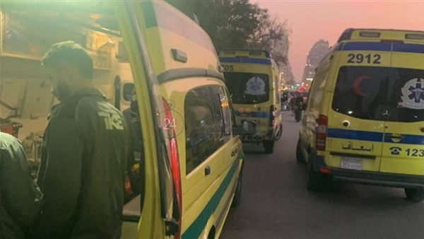 إصابة 8 أشخاص فى انقلاب ميكروباص على طريق شبرا