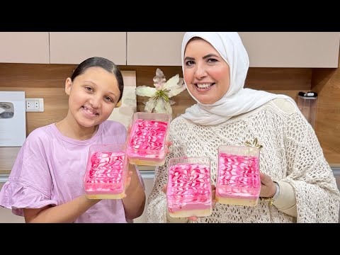 لو بتحبي الحلويات الساقعة والخفيفة… كيك الحليب بالفراولة دي هتبقى إدمانك الجديد! 🍓كيك الصيف👌♥️