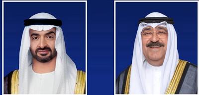 سمو الأمير يهنئ رئيس دولة الإمارات بمناسبة الذكرى الرابعة لتوليه مقاليد الحكم
