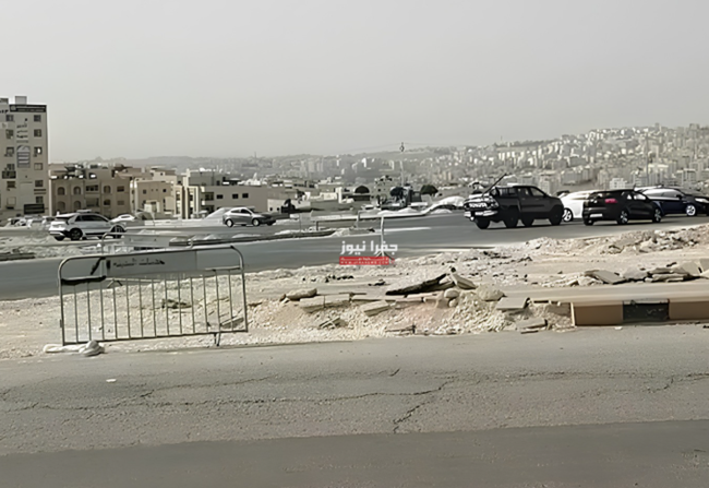 "جفرا" ترصد أين وصلت أعمال تحويل دوار التطبيقية لإشارة (فيديو)