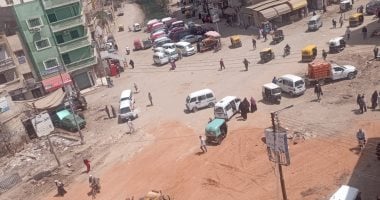 أعمال تطوير موسعة فى أهم شوارع بسيون بالغربية