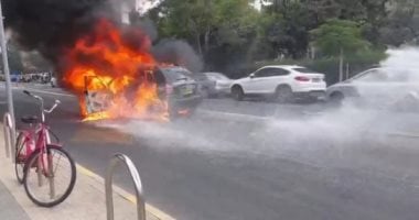 مقتل ضابطة شرطة إسرائيلية في تفجير سيارة على طريق فى تل أبيب
