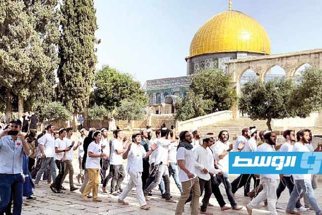 الأردن يدين رفع متطرفين الأعلام الإسرائيلية في المسجد الأقصى