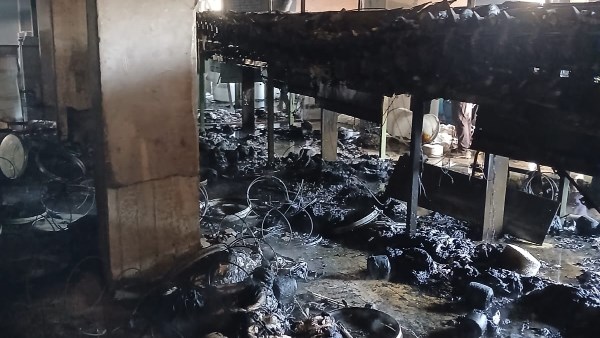 السيطرة على حريق بمصنع نسيج في شبرا الخيمة