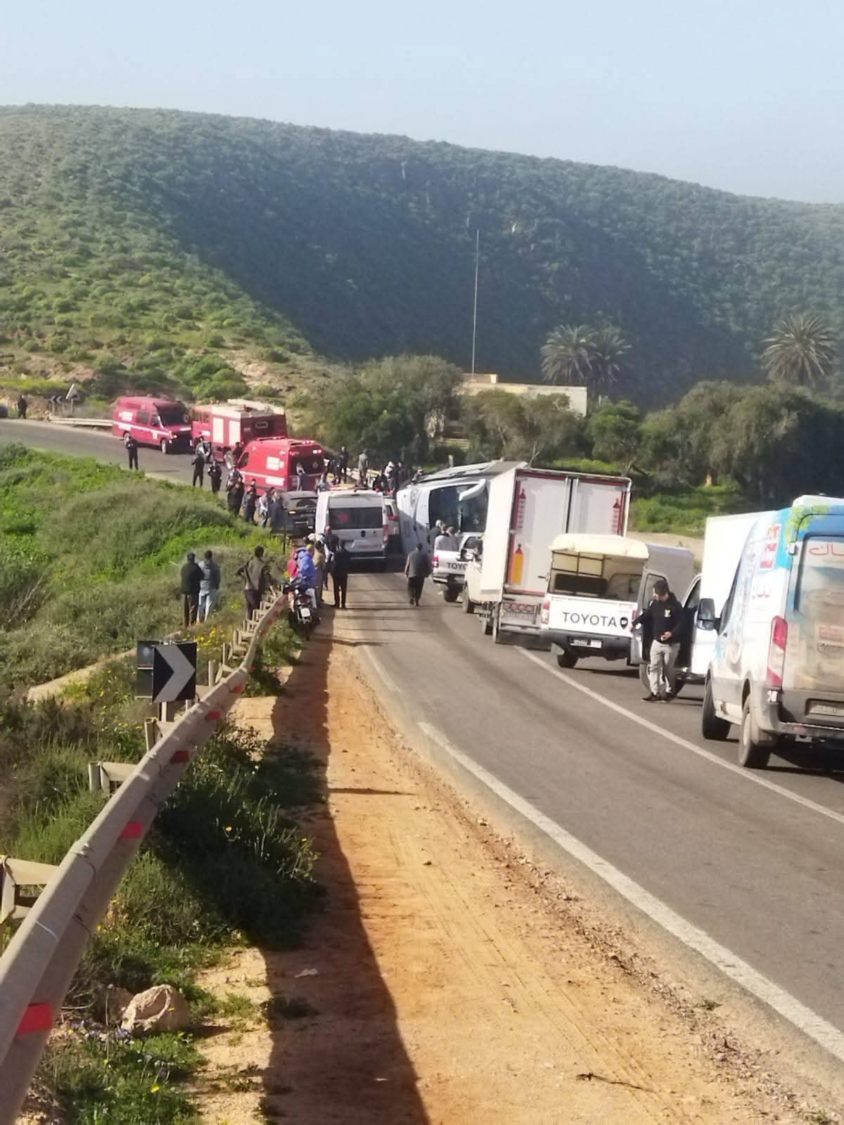 بلاغ رسمي.. مديرية الأمن الوطني تكشف الحصيلة الأولية لضحايا حادث الحافلة