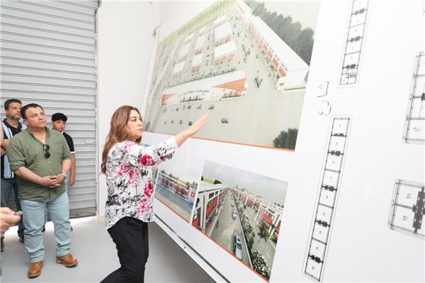 وزيرة التنمية المحلية ومحافظ البحر الأحمر يتفقدان سوق الجملة الجديد بالغردقة