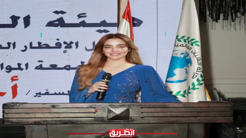 سلمى عادل تتألق في تقديم حفل إفطار السفير أحمد الفضالي بحضور رفيع المستوى