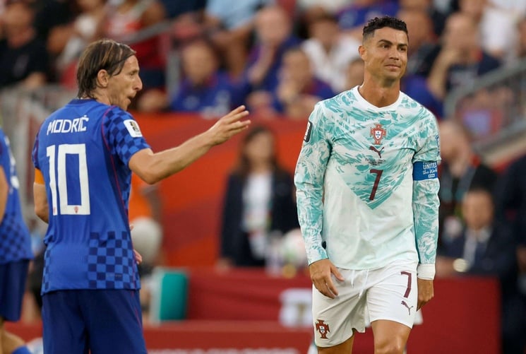 رونالدو يشيد بمودريتش بعد خروج كرواتيا من المونديال