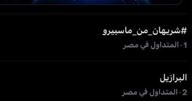 شريهان تحتل المركز الأول على موقع إكس بعد حديثها لبرنامج (من ماسبيرو)
